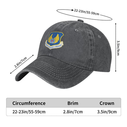 Air Force Materiel Command Printed unisex baseball cap adjustable cap veteran gift