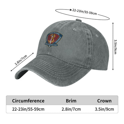 3rd Marine Littoral Regiment Printed unisex baseball cap adjustable cap veteran gift