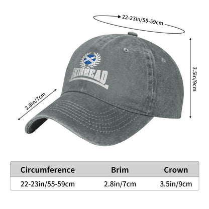 Scottish Skinhead Printed unisex baseball cap adjustable cap outdoor sun hats trucker hat