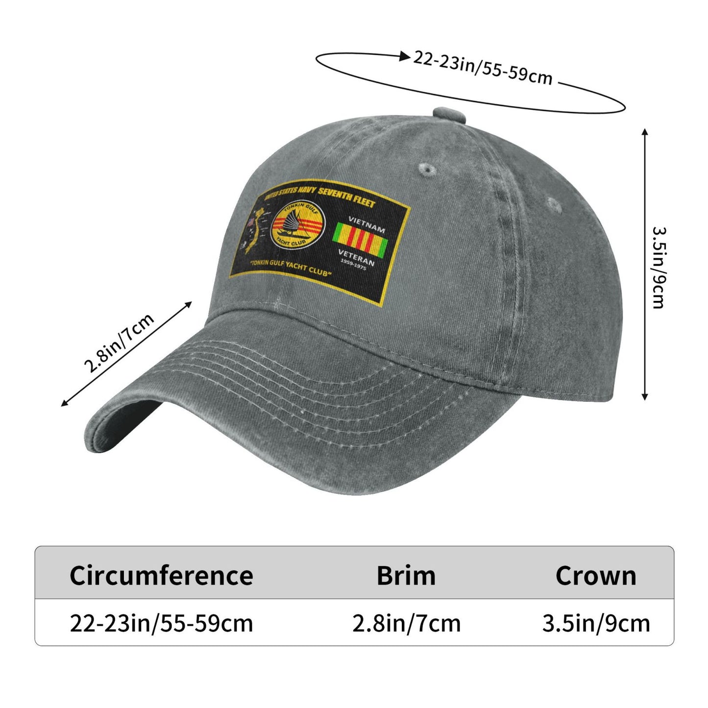 Tonkin Gulf Yacht Club Printed unisex baseball cap adjustable cap outdoor sunshade trucker hat