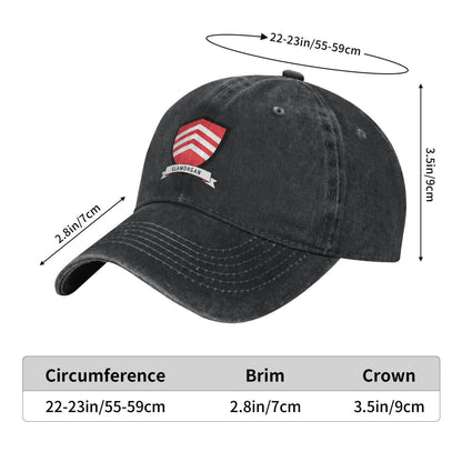 Glamorgan County Printed unisex baseball cap adjustable cap outdoor sun hats trucker hat