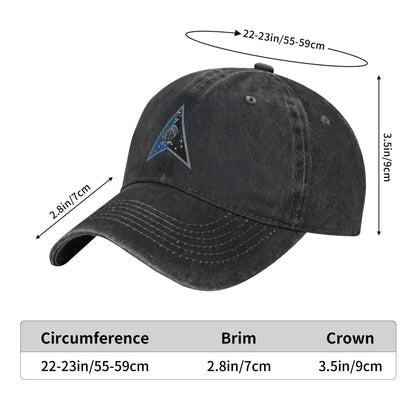 Space Delta 7 Emblem Printing unisex baseball cap adjustable cap veteran gift
