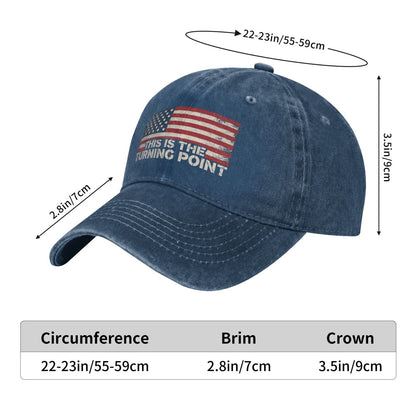 This Is The Turning Point USA Printed unisex baseball cap outdoor hats adjustable cap trucker gift hat