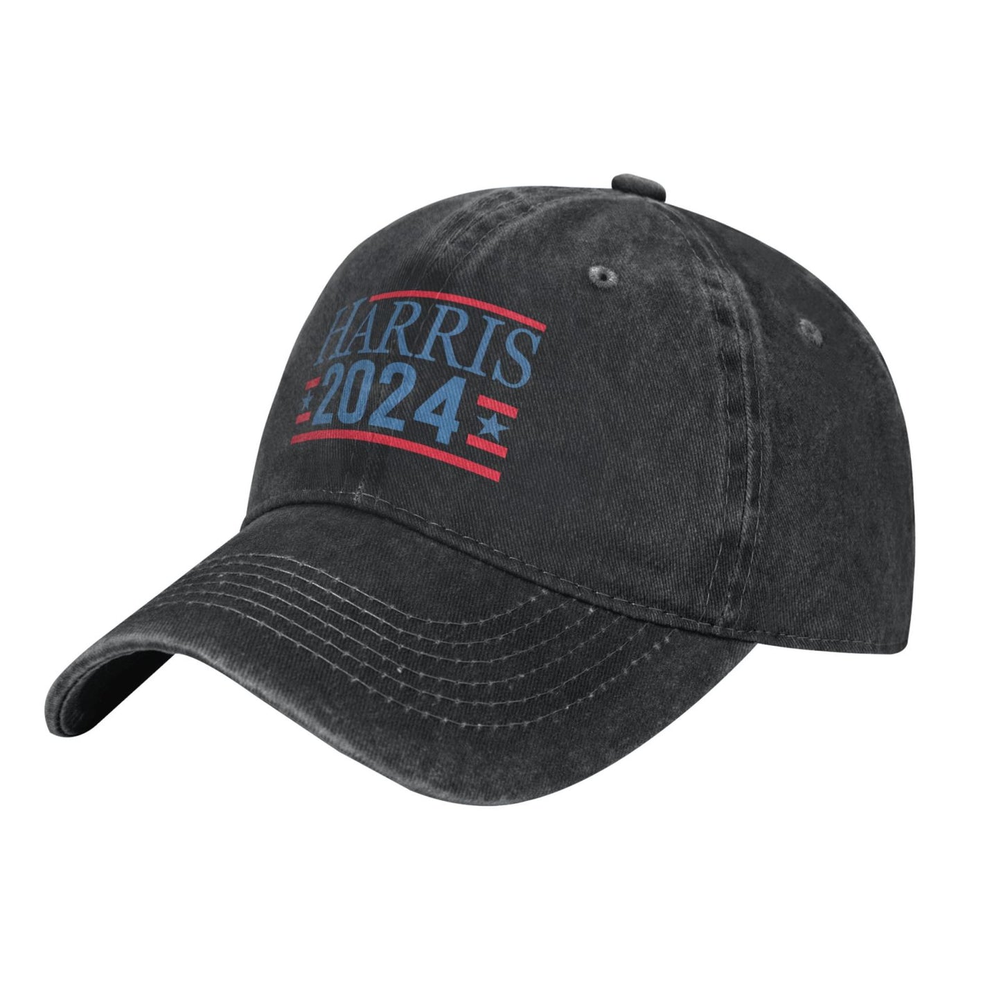 Harris 2024 Printed unisex baseball cap adjustable cap outdoor sun hats trucker hat