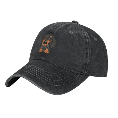 Cute Dachshund Dog Printed unisex baseball cap adjustable cap outdoor sun hats trucker hat