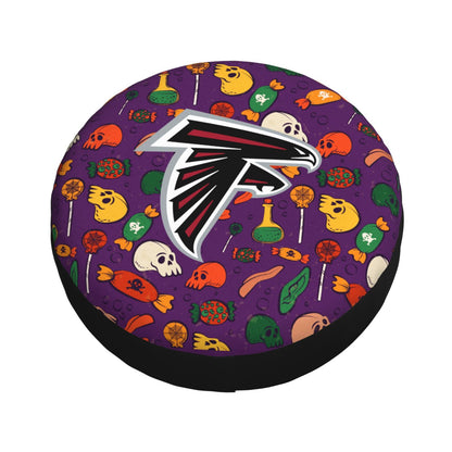 Atlanta Falcons print Halloween candy print car tire cover tire dust cover