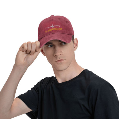 EC-130J COMMANDO Veterans Printed unisex baseball cap adjustable cap outdoor trucker hat veterans Gifts