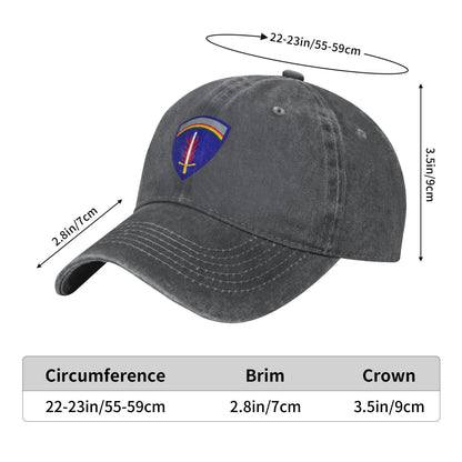 USAREUR Insignia Printing unisex baseball cap adjustable cap veteran gift