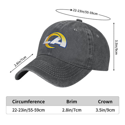LA Printed unisex baseball cap outdoor hats adjustable cap trucker gift hat