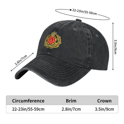 The Duke Of Lancaster's Regiment Cap Badge Printed unisex baseball cap adjustable cap outdoor trucker hat veterans Gifts