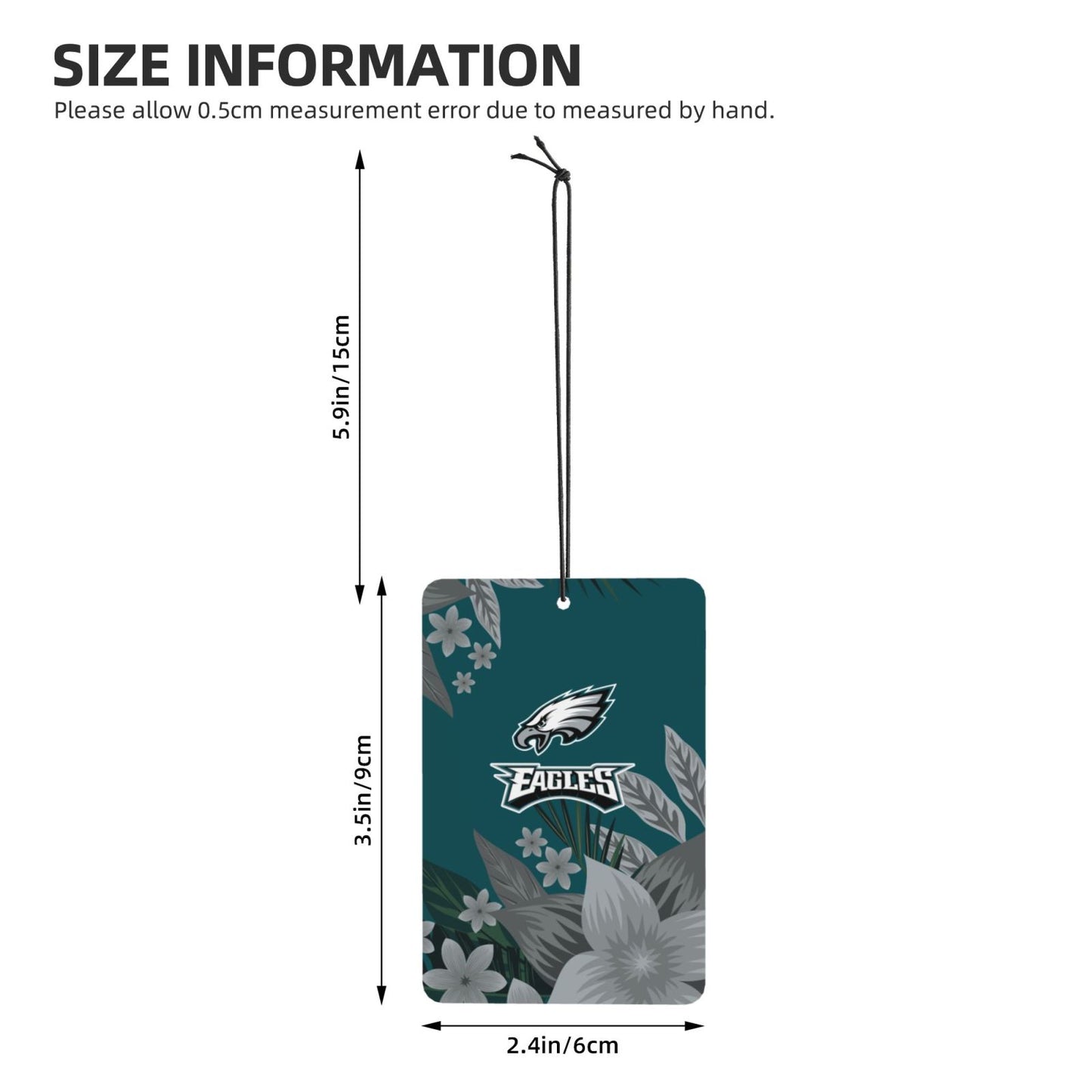 4pcs- Philadelphia Eagles car aromatherapy tablets Car Air Fresheners Cards Set