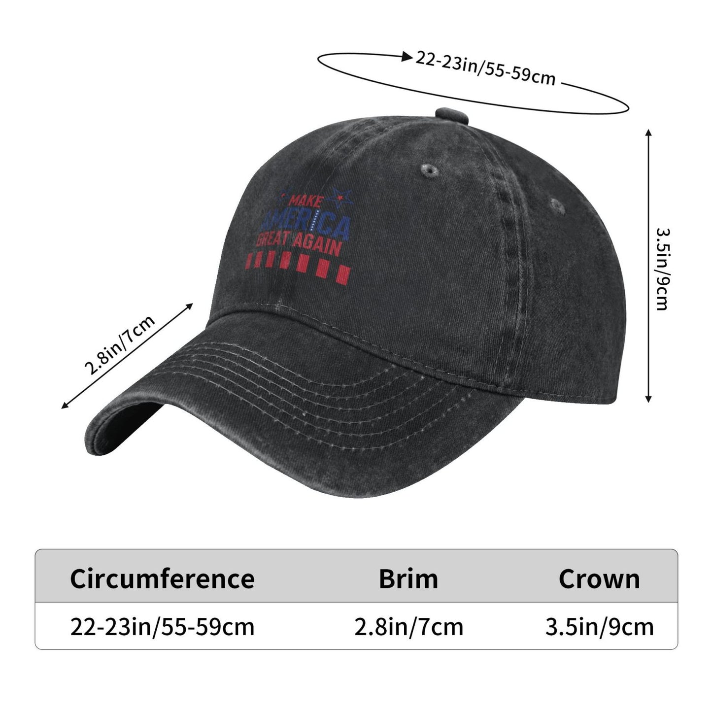 MAKE AMERICA GREAT AGAIN Printed unisex baseball cap adjustable cap outdoor sun hats trucker hat
