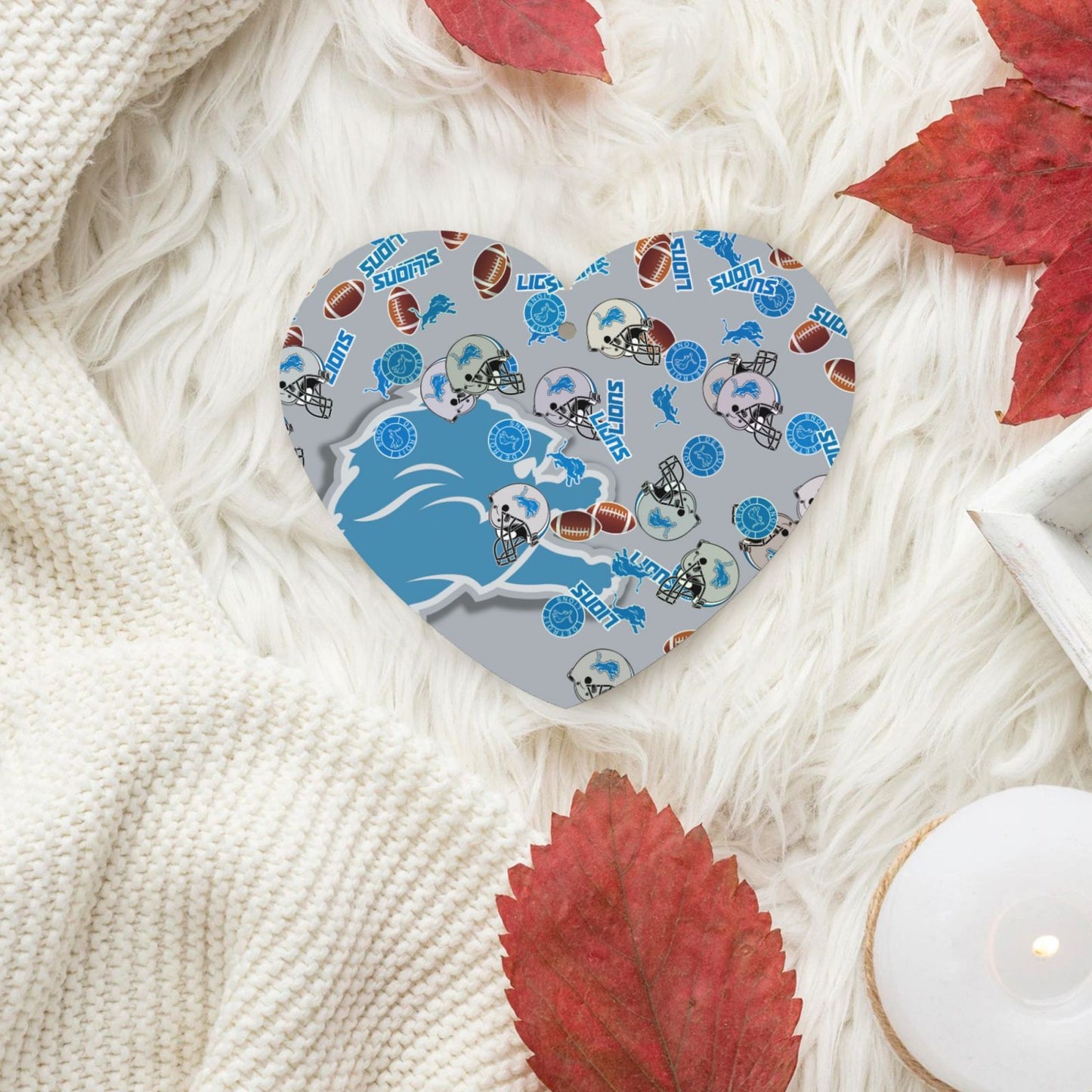 4-pcs Detroit Lions Car Air Fresheners Cards Set car aromatherapy tablets
