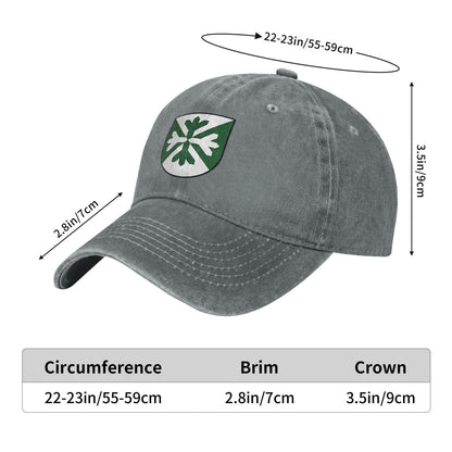 Wappen At Schlaiten Printed unisex baseball cap adjustable cap outdoor sun hats trucker hat