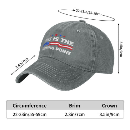 This Is The Turning Point USA Flag3 Printed unisex baseball cap outdoor hats adjustable cap trucker gift hat