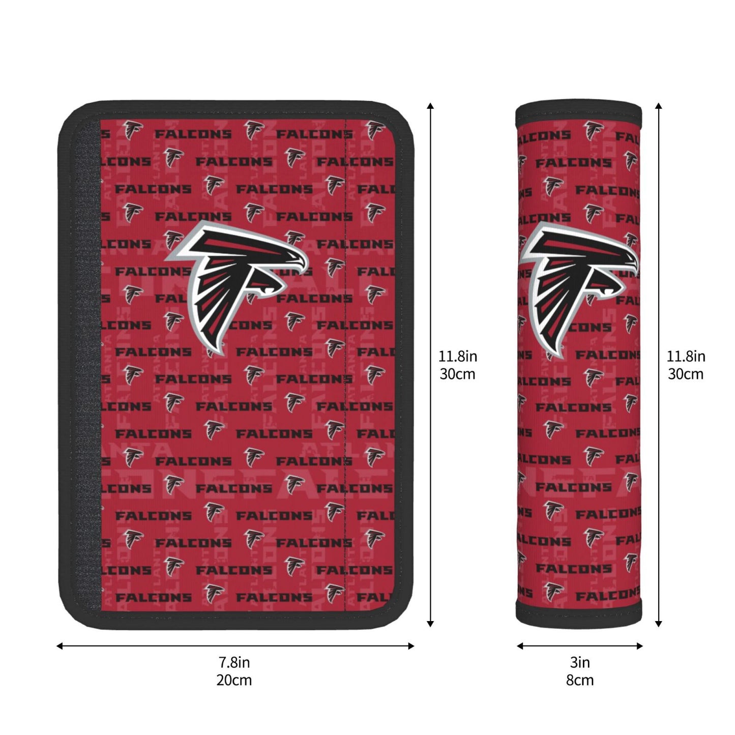 Atlanta Falcons personalized seat belt protective cover Car seat belt protective cover