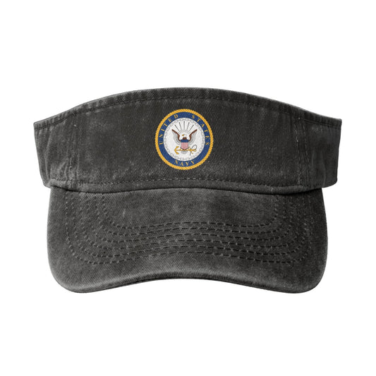 Emblem Of The United States Navy Printing adjustable Empty Top Baseball Sun Cap unisex outdoor sport hat veterans gift