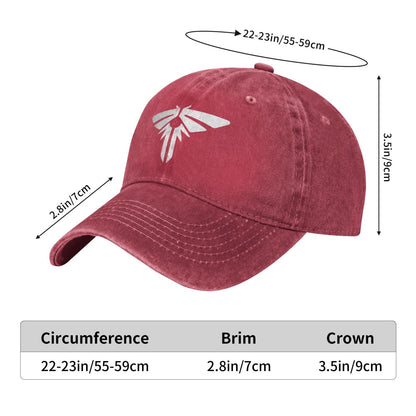 The Last Of Us Stencil Printed unisex baseball cap outdoor hats adjustable cap trucker gift hat