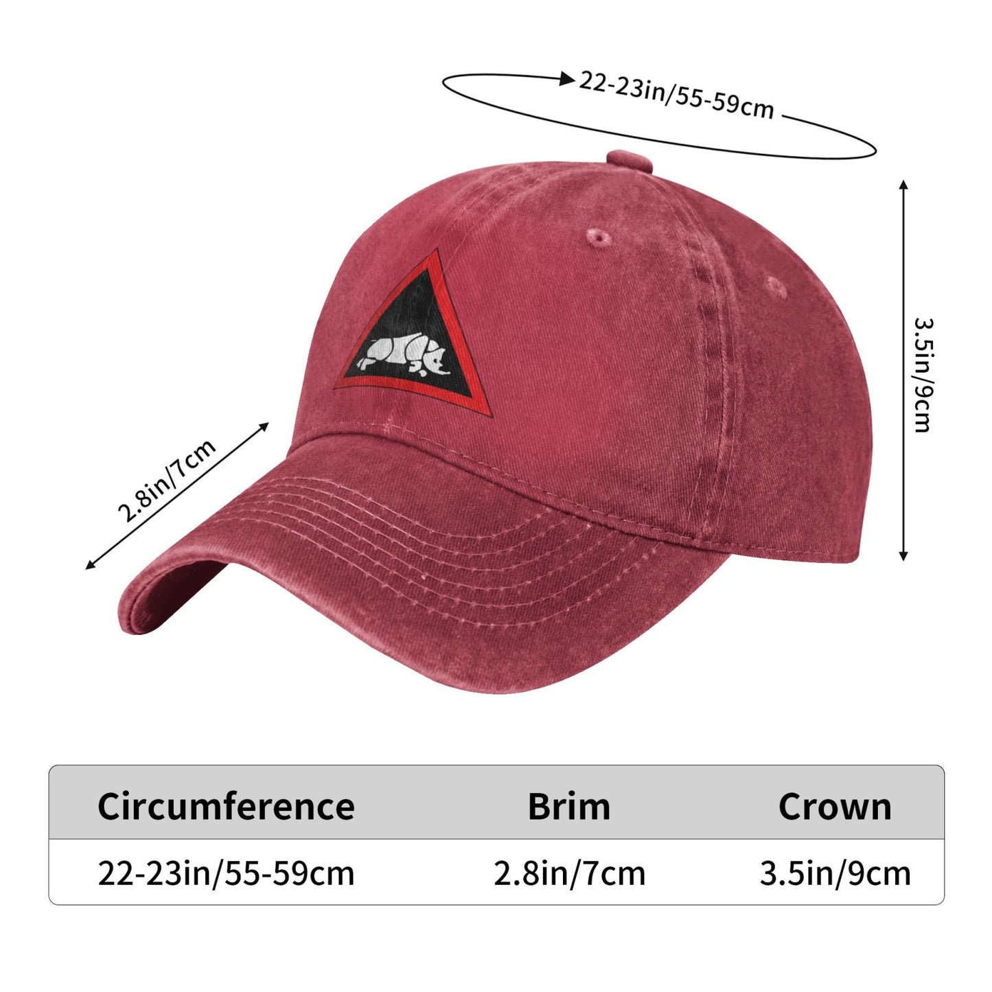1st_(UK) Division's Insignia Printed unisex baseball cap adjustable cap outdoor sun hats trucker hat