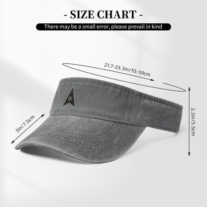 Space Delta 9 Emblem Printing adjustable Empty Top Baseball Sun Cap unisex outdoor sport hat veterans gift
