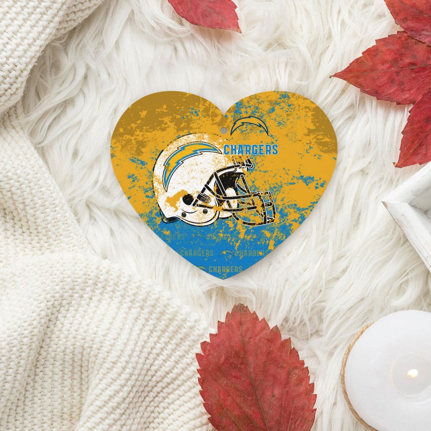4-pcs San Diego Chargers Car Air Fresheners Cards Set car aromatherapy tablets