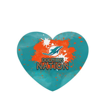 4-pcs Miami Dolphins Car Air Fresheners Cards Set car aromatherapy tablets