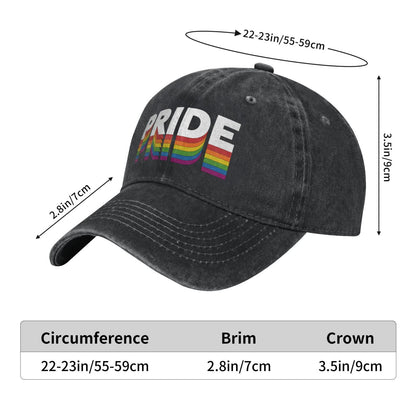 Rainbow LGBT Equality Rights Printed unisex baseball cap outdoor hats adjustable cap trucker gift hat