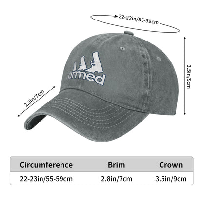 Armed Pistol Printed unisex baseball cap adjustable cap outdoor sun hats trucker hat