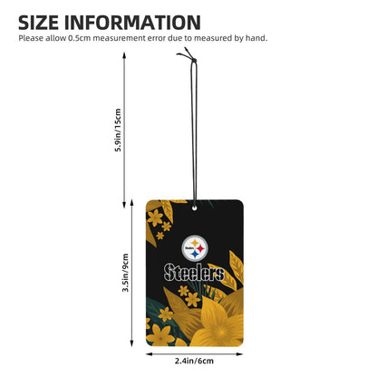 4pcs- Pittsburgh Steelers car aromatherapy tablets Car Air Fresheners Cards Set