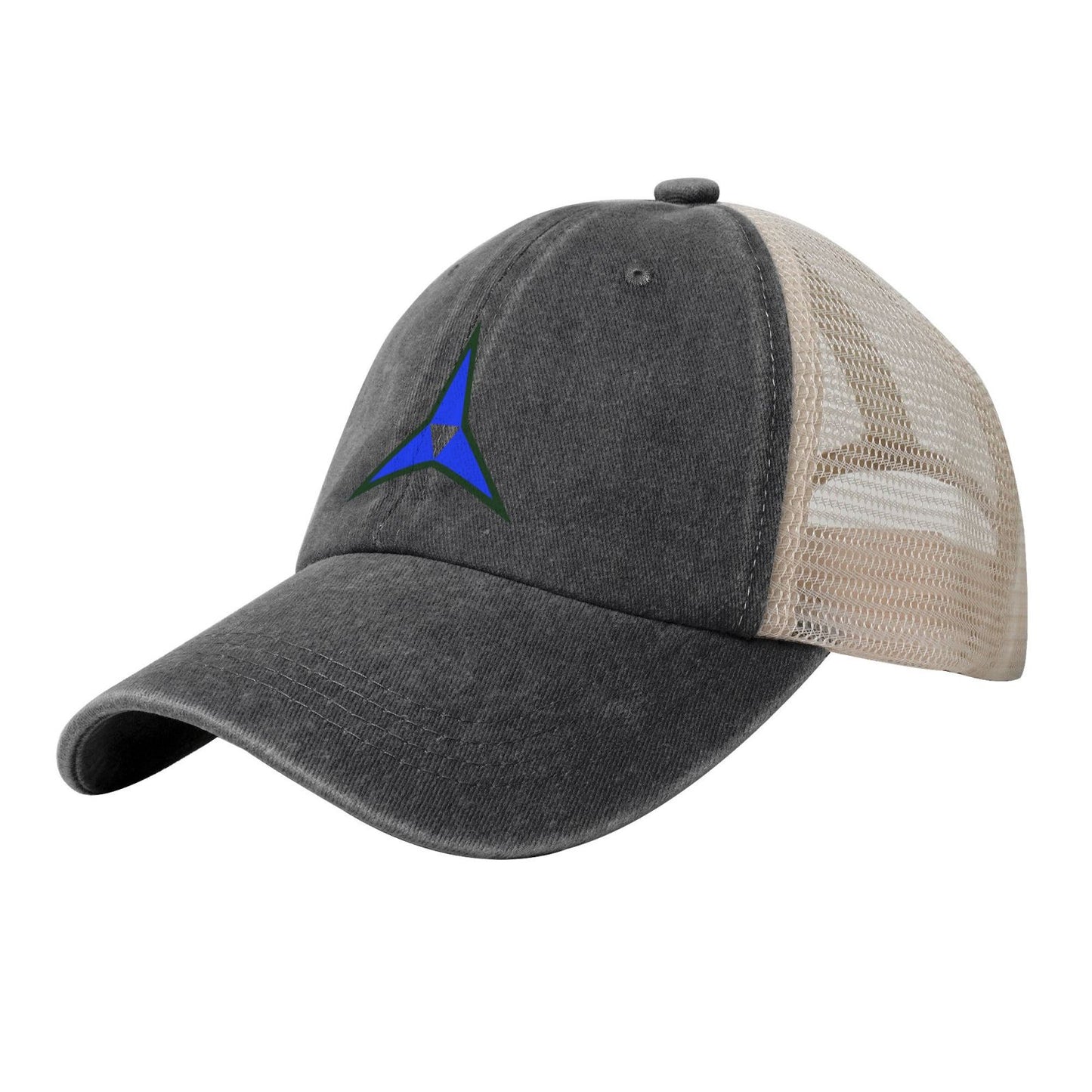 3 Corps Shoulder Sleeve Insignia Printed unisex baseball cap adjustable grid baseball cap veteran gift