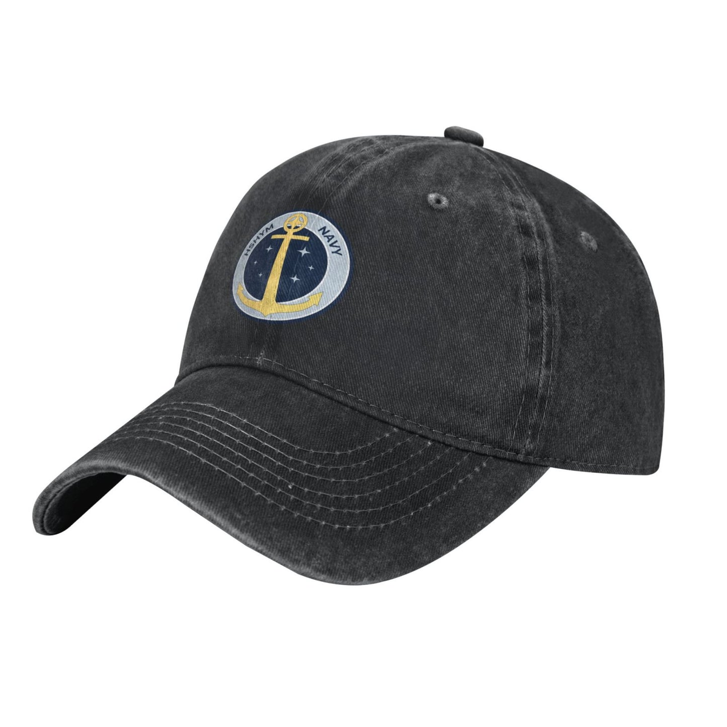 HSHYM NAVY Printed unisex baseball cap adjustable cap outdoor sun hats trucker hat