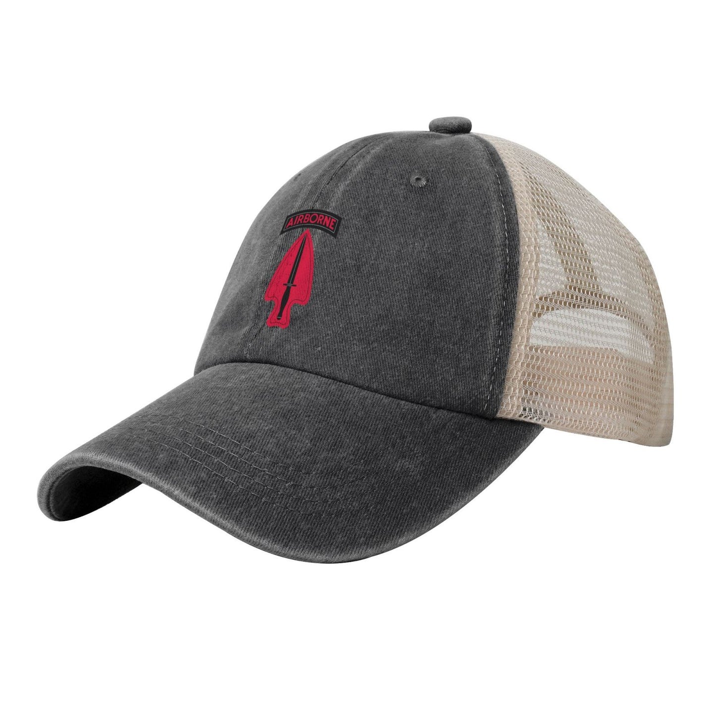 U.S.A Special Operations Command SSI (1989-2015) Printed unisex baseball cap adjustable grid baseball cap veteran gift