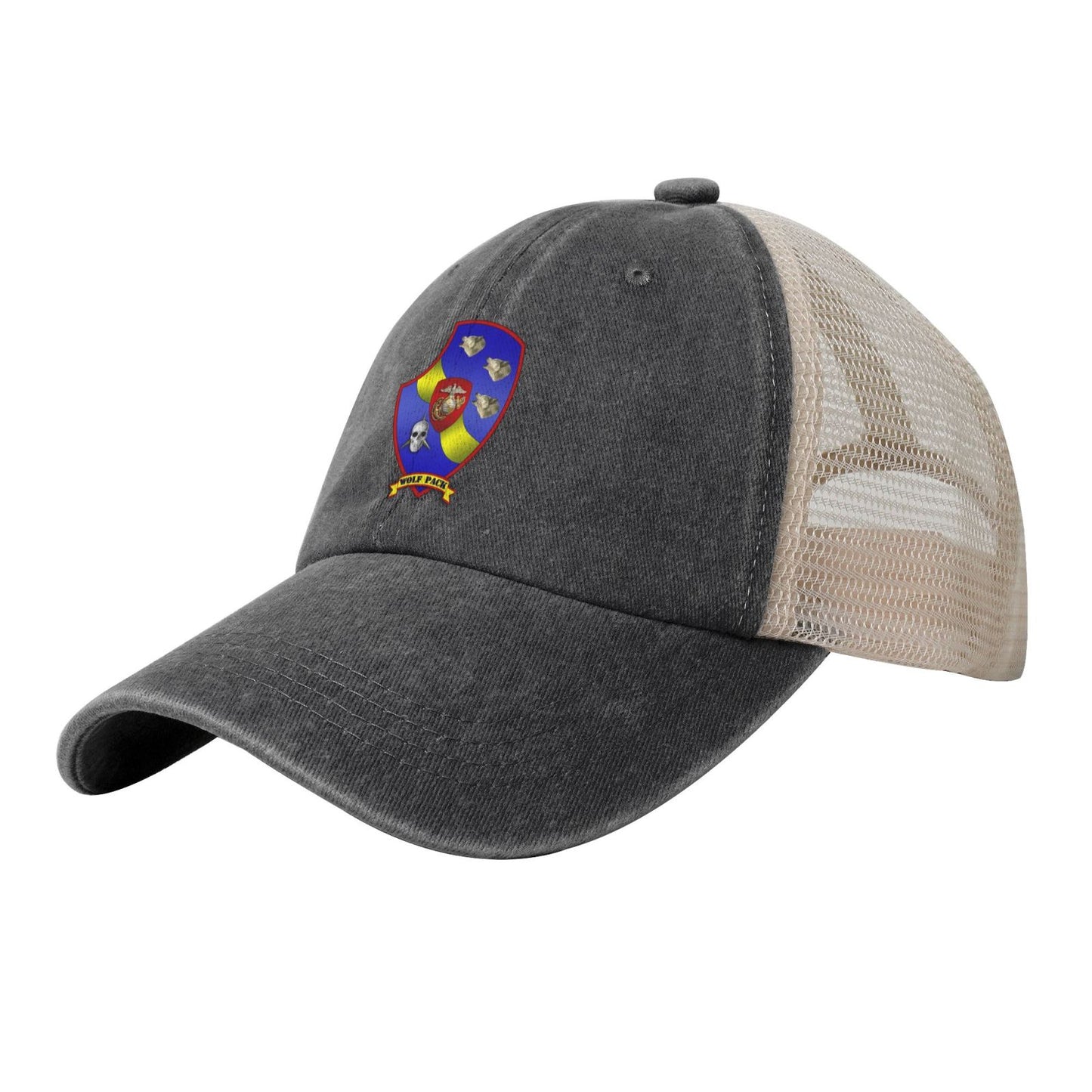 Third Light Armored Reconnaissance BattalionEmblem Printed unisex baseball cap adjustable grid baseball cap veteran gift