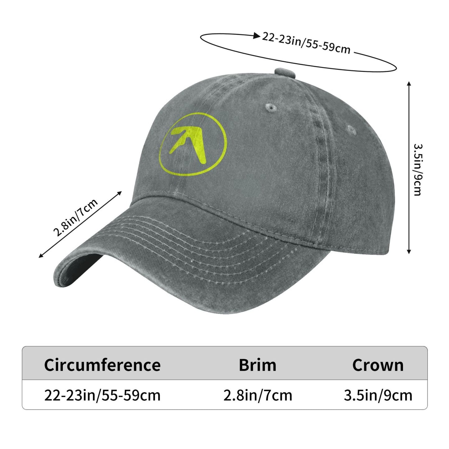 Aphex Twin Printed unisex baseball cap adjustable cap outdoor sun hats trucker hat