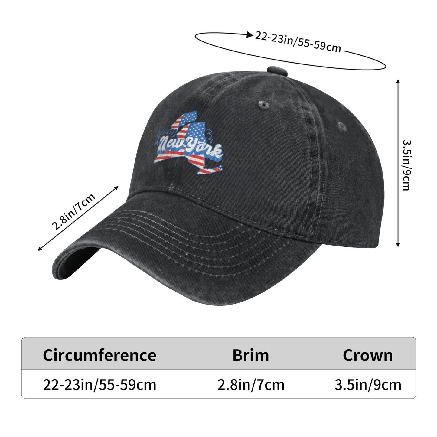Nyc Magnets Printed unisex baseball cap adjustable cap outdoor sun hats trucker hat