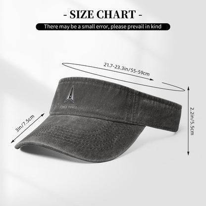 United States Space Force Printing adjustable Empty Top Baseball Sun Cap unisex outdoor sport hat veterans gift