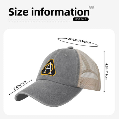 US Army ASAALT Insignia Printed unisex baseball cap adjustable grid baseball cap veteran gift