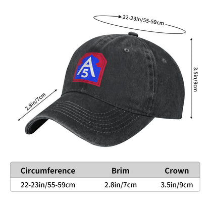 United States Army North CSIB Printing unisex baseball cap adjustable cap veteran gift