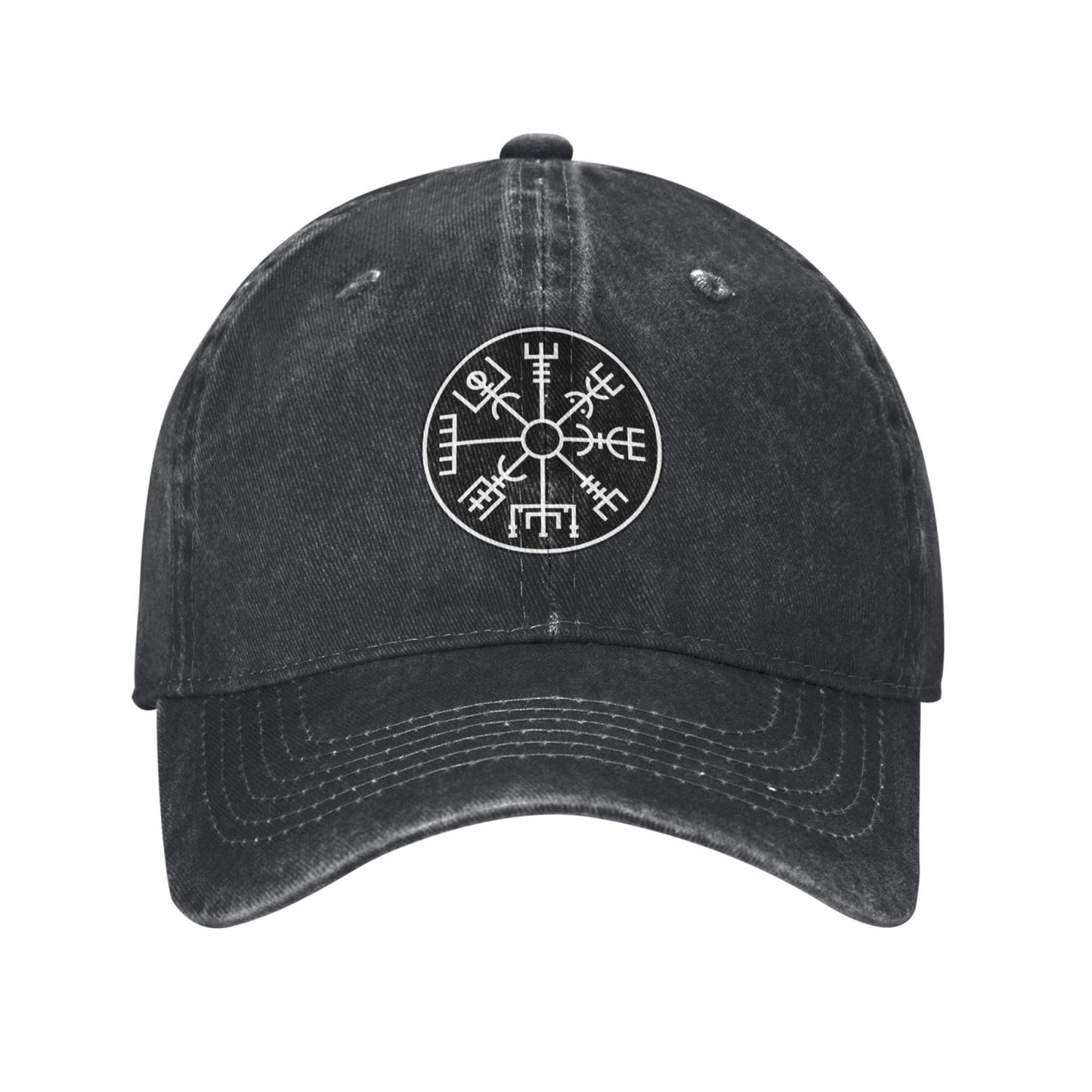 Icelandic Compass Printed unisex baseball cap adjustable cap outdoor trucker hat veterans Gifts