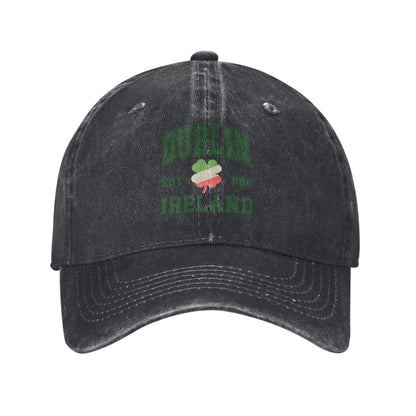 Dublin Ireland 988 Printed unisex baseball cap adjustable cap outdoor sun hats trucker hat