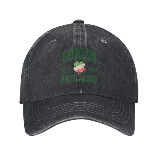 Dublin Ireland 988 Printed unisex baseball cap adjustable cap outdoor sun hats trucker hat