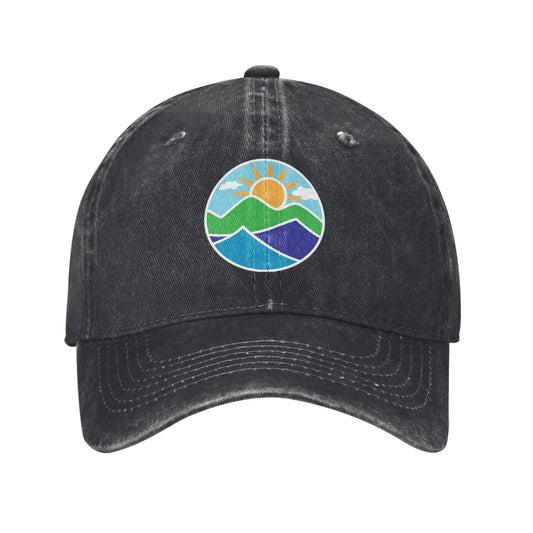 Ncei Round Icon Printed unisex baseball cap adjustable cap outdoor sun hats trucker hat