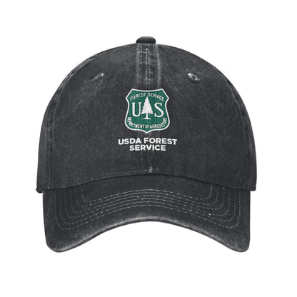 USDA Forest Service Printed unisex baseball cap adjustable cap outdoor sun hats trucker hat