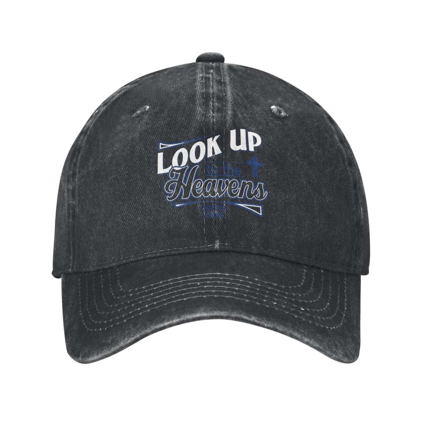 Look To Heaven Christian STRONG Printed unisex baseball cap adjustable cap outdoor sun hats trucker hat