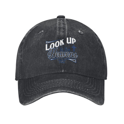 Look To Heaven Christian STRONG Printed unisex baseball cap adjustable cap outdoor sun hats trucker hat