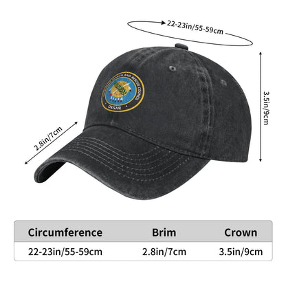 OKSAR Council Logo Printed unisex baseball cap adjustable cap outdoor sun hats trucker hat