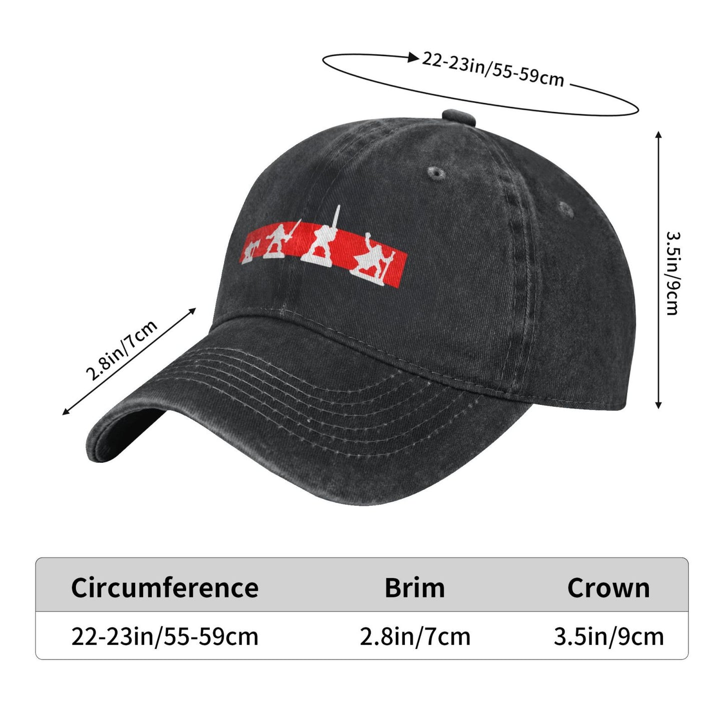 HeroQuest Sun Heroes Printed unisex baseball cap adjustable cap outdoor sun hats trucker hat