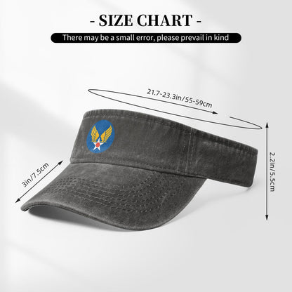 US Army Air Corps Hap Arnold Wings Printing adjustable Empty Top Baseball Sun Cap unisex outdoor sport hat veterans gift