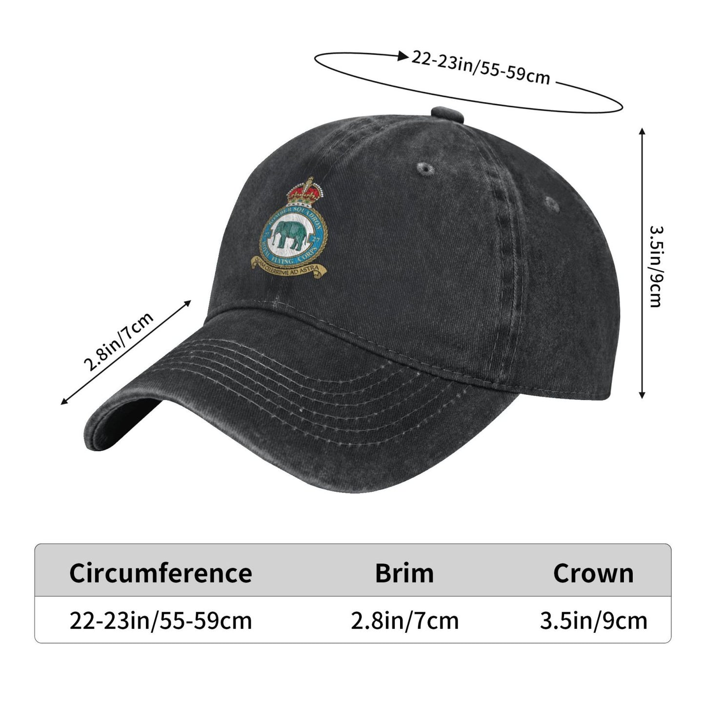 27 Bomber Squadron Printed unisex baseball cap adjustable cap outdoor trucker hat veterans Gifts