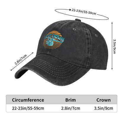 FIRST DOWN Printed unisex baseball cap adjustable cap outdoor sun hats trucker hat